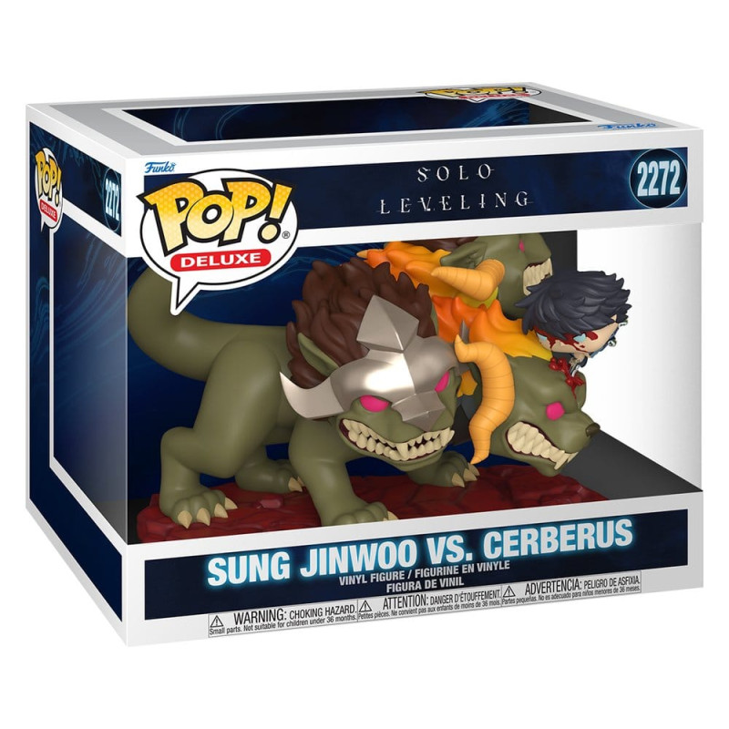 Funko pop deluxe solo leveling -  sung jinwoo vs. cerberus
