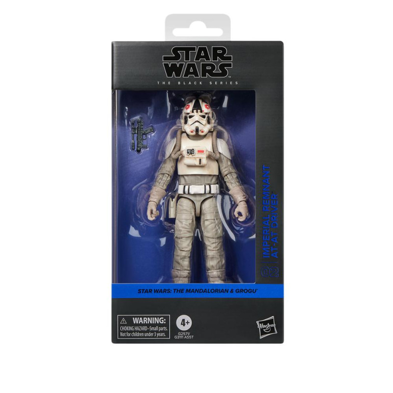 Figura hasbro star wars the black series the mandalorian & grogu imperial remnant at - at driver