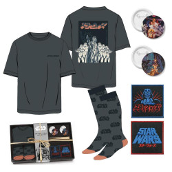 Camiseta corta single jersey set star wars xl