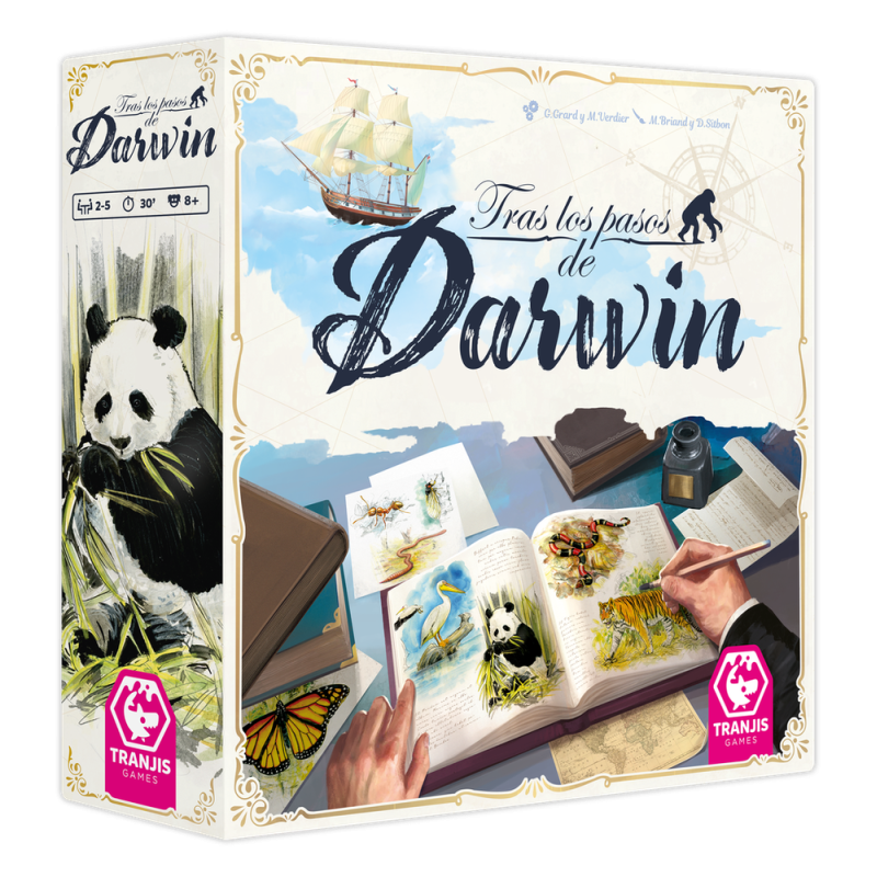 Juego de mesa tras los pasos de darwin