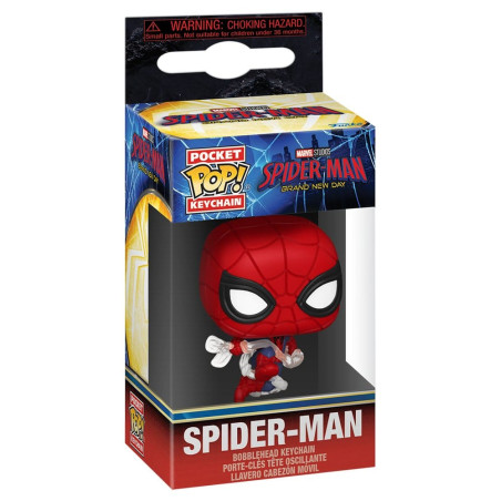 Funko pop keychain llavero: spider - man bnd -  spider - man