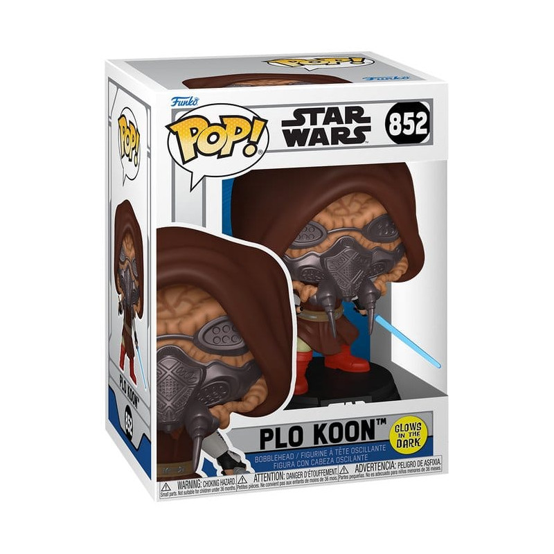 Funko pop star wars: plo koon (glow)