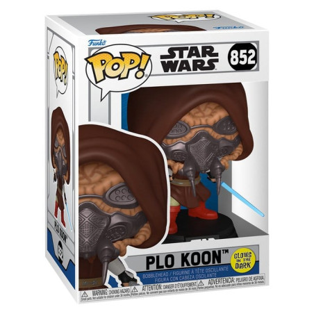 Funko pop star wars: plo koon (glow)
